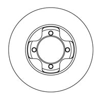 NF PARTS Тормозной диск 203216NF